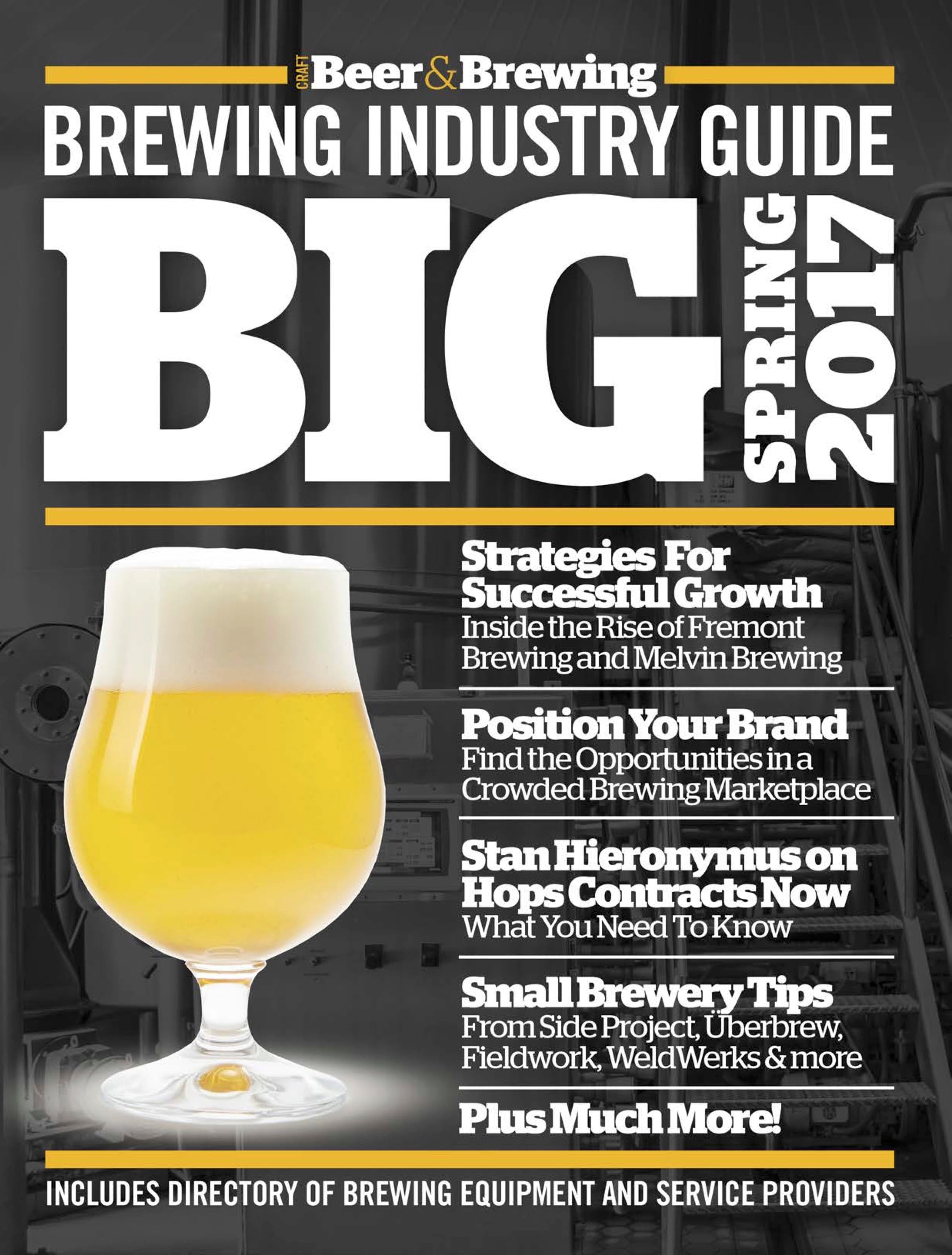 Brewing Industry Guide Spring 2017 cover