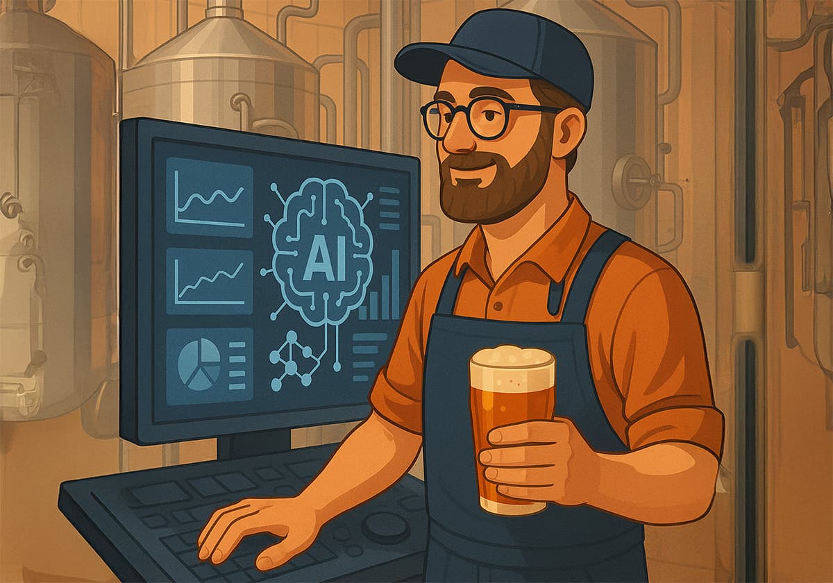 A Sober Look at AI in the Brewery